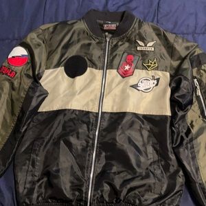 Imperious bomber jacket Green/Black *****excellent condition!!!